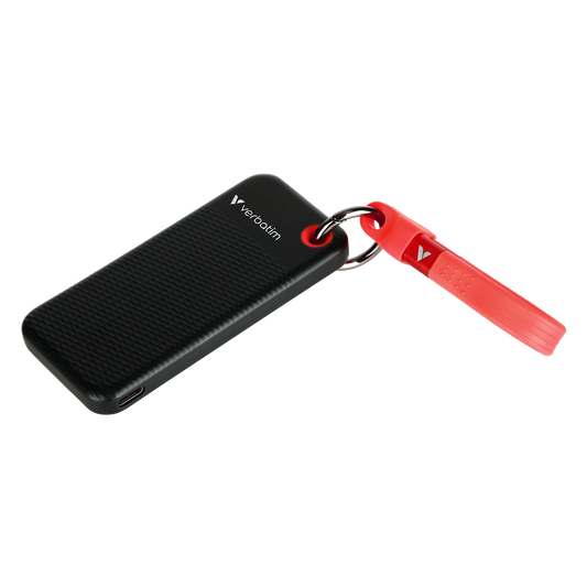 Verbatim Pocket SSD USB 3.2 Gen 2 2tb Black red