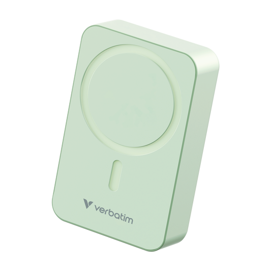 Verbatim Charge ´N´ Go Essential Power Bank Magnetic Wireless 20000Mah Green