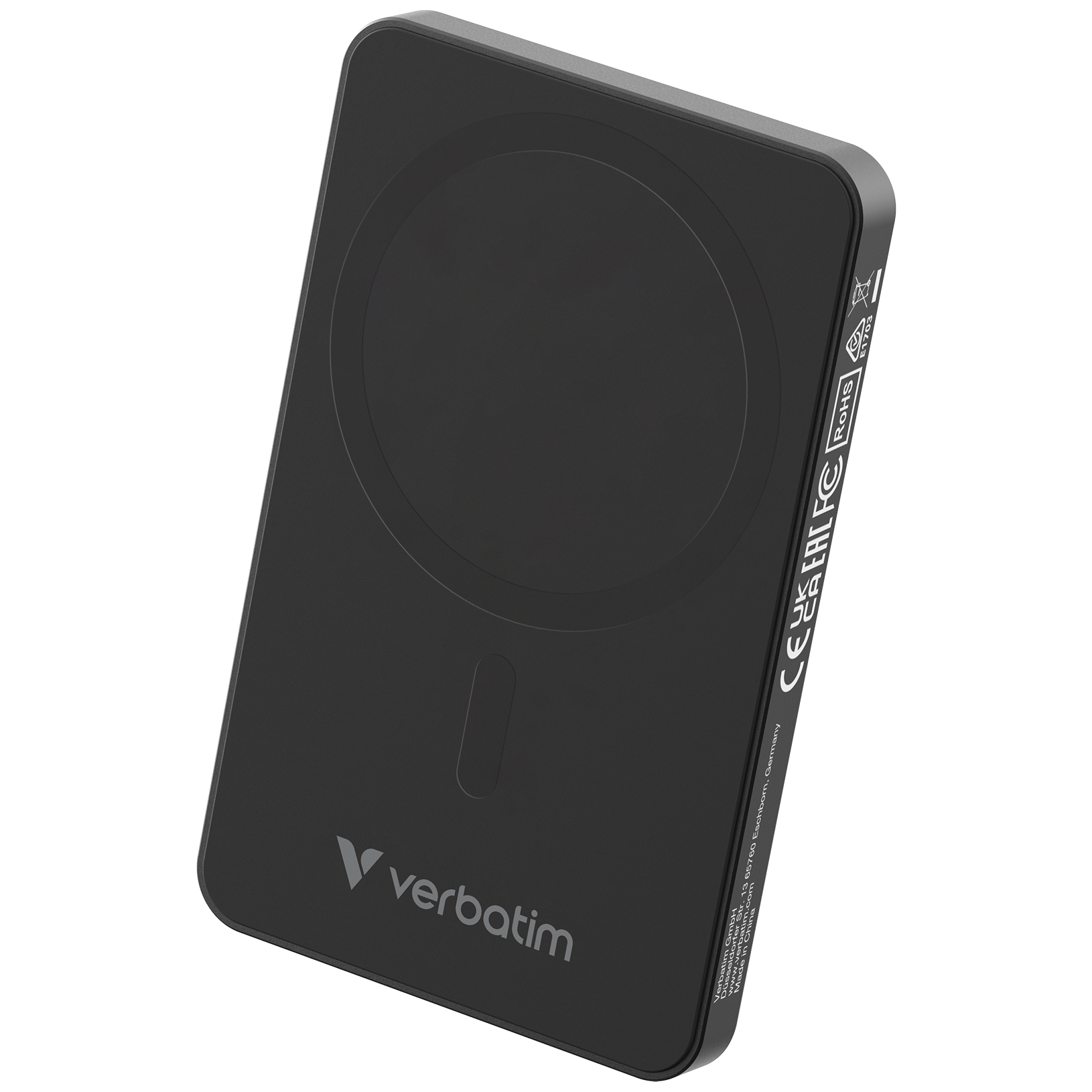Verbatim Charge ´N´ Go Essentials Power Bank Magnetic Wireless 5000Mah Black