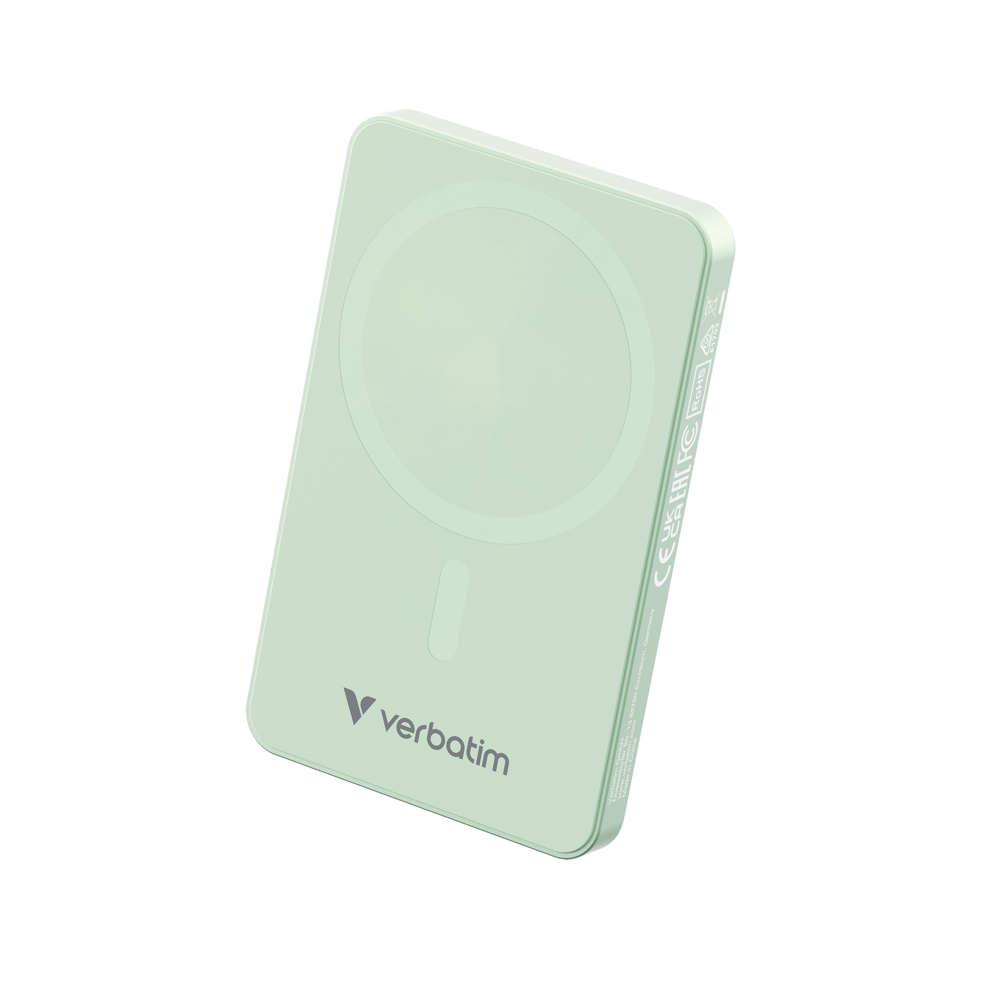 Verbatim Charge ´N´ Go Essentials Power Bank Magnetic Wireless 5000Mah Green