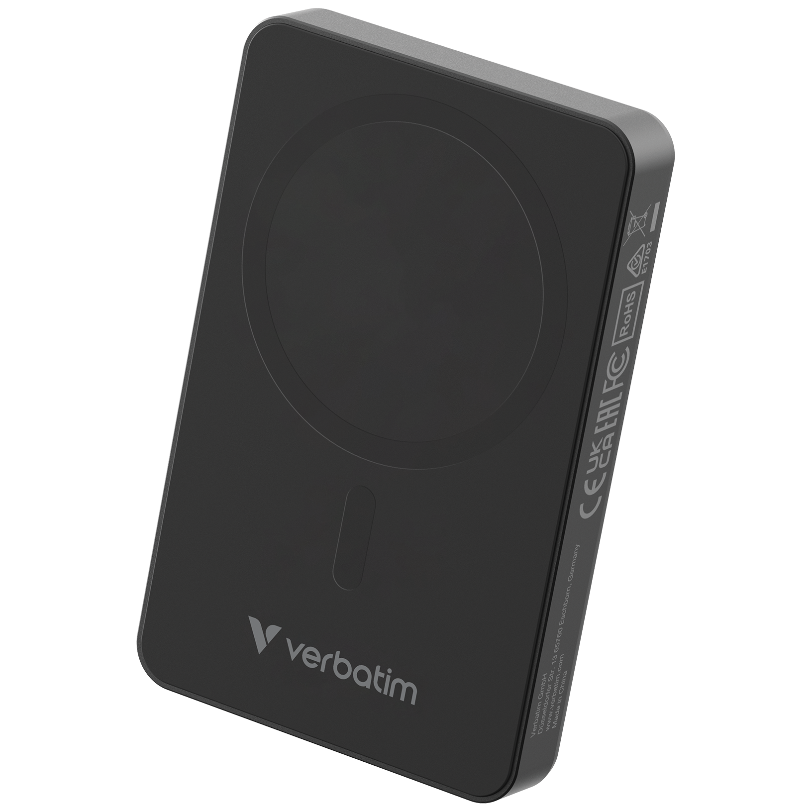 Verbatim Charge ´N´ Go Essentials Power Bank Magnetic Wireless 10000Mah Black
