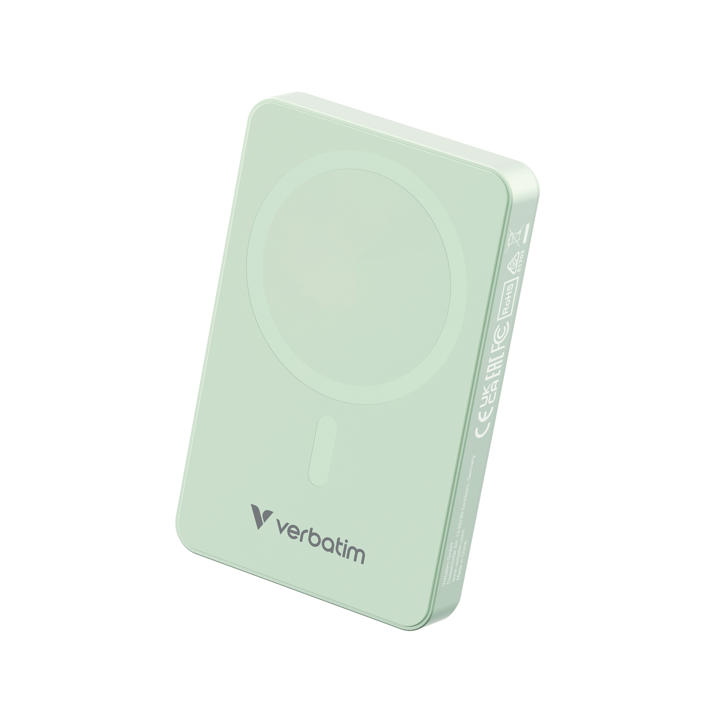 Verbatim Charge ´N´ Go Essentials Power Bank Magnetic Wireless 10000Mah Green