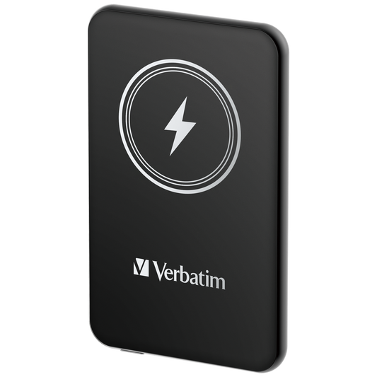 Verbatim Charge N Go Magnetic Wireless Power Bank 5000 Black