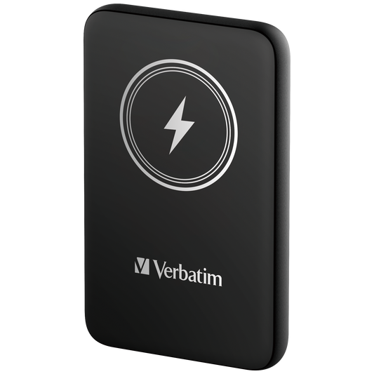 Verbatim Charge N Go Magnetic Wireless Power Bank 10000 Black