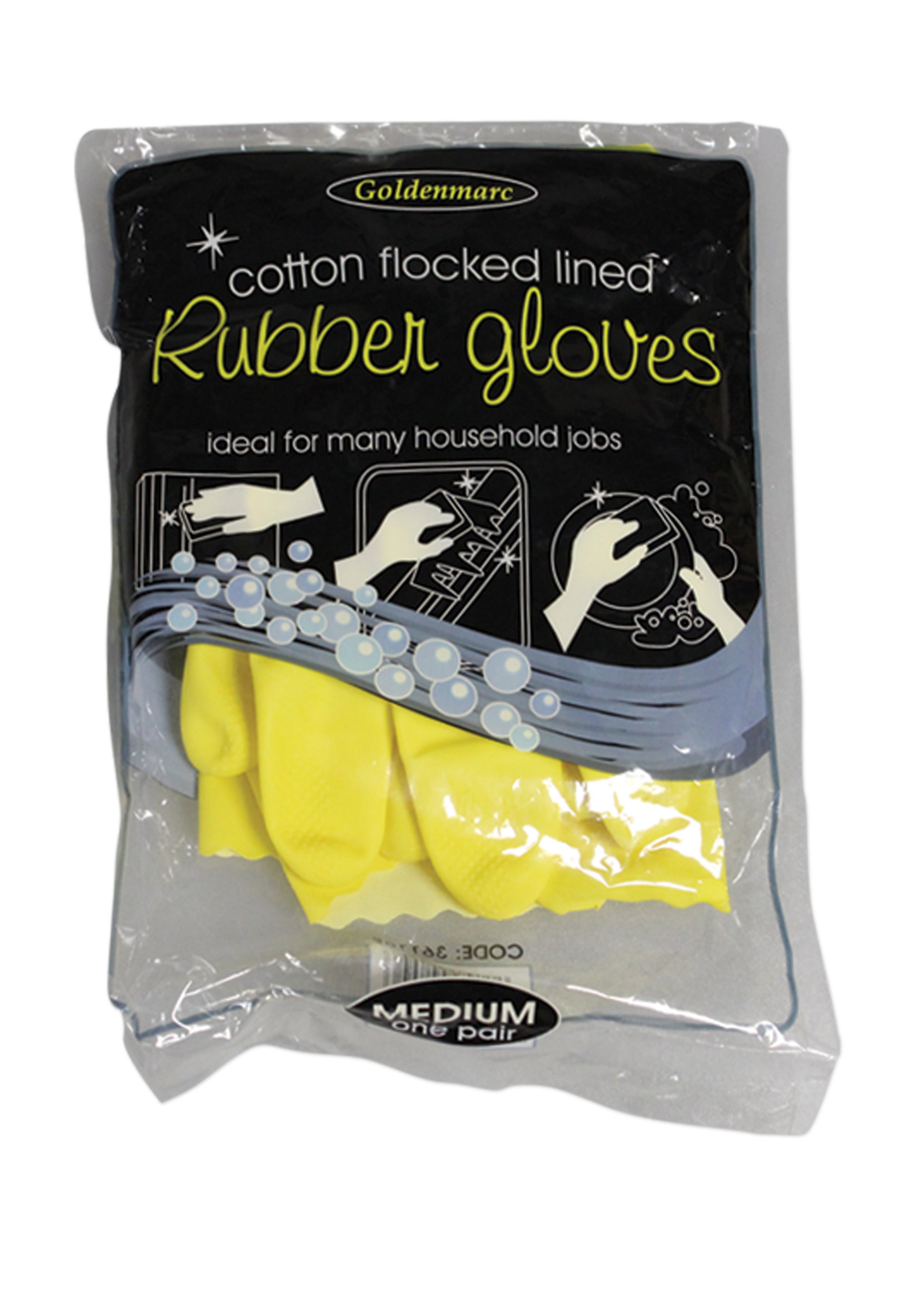 Goldenmarc Rubber Gloves Medium