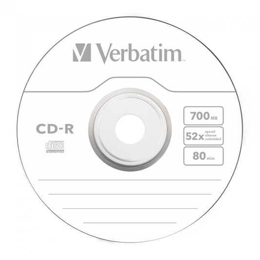 Verbatim Cd-r 52x 700mb Extra Protection Non A20