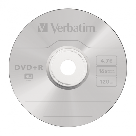Verbatim Dvd+r Matt Silv 16x 10sp