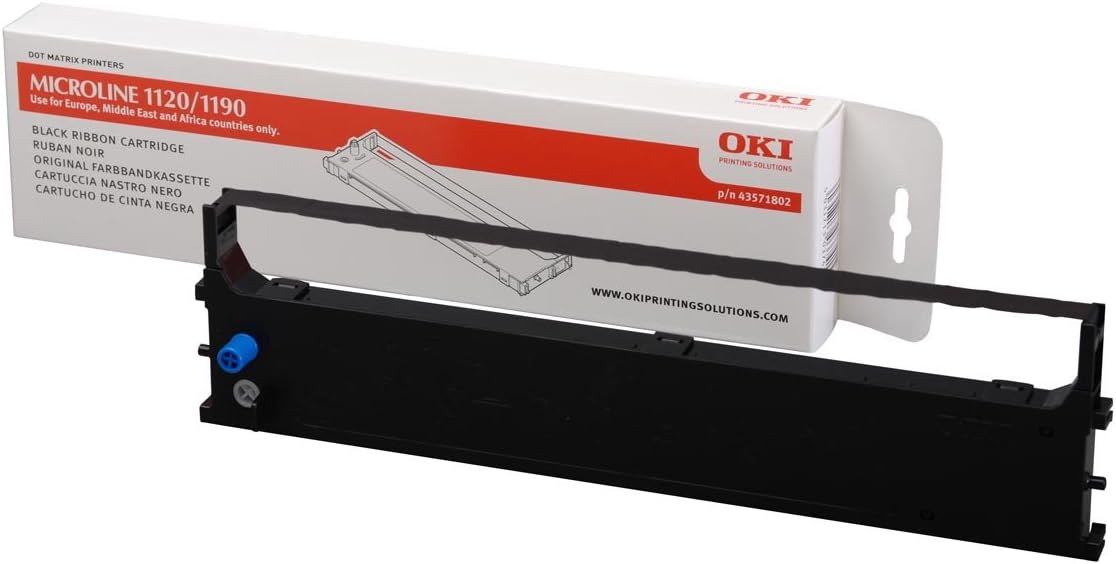 Oki Ml1120 1190 Eu Black Ribbon 4 Million Characters
