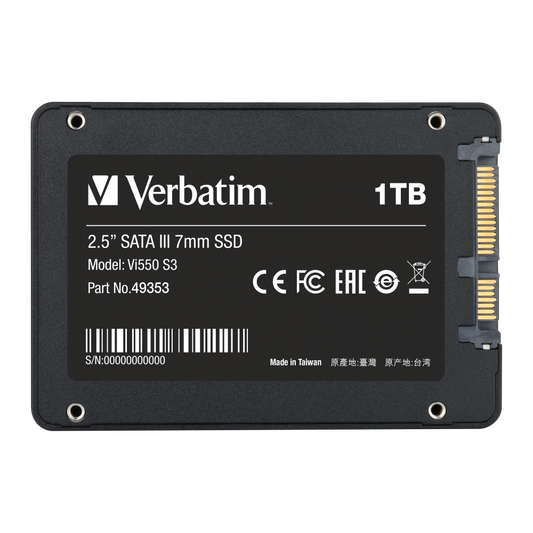 Verbatim Vi550 S3 2.5" Sata Iii SSD 1tb Internal