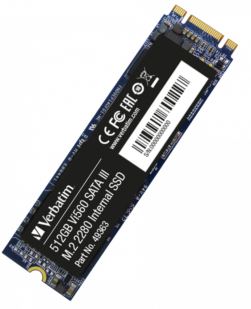 Verbatim Vi560 S3 SSD 512gb Sata Iii M.2 (entry Level)