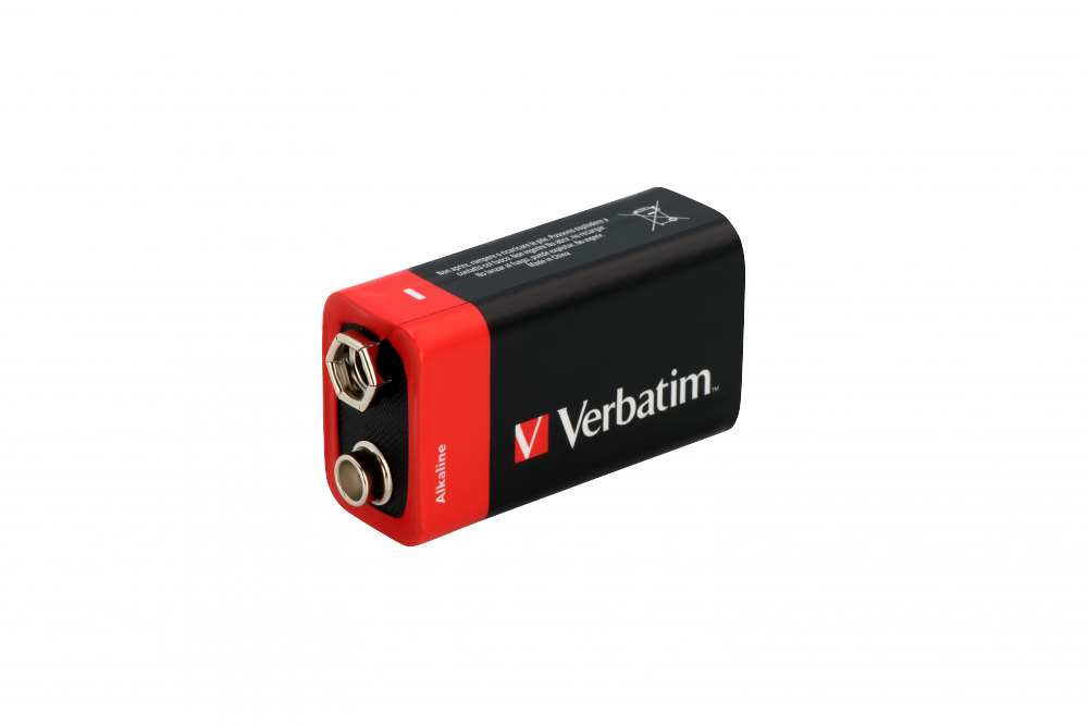 Verbatim Alkaline 9v Battery 1’s ( 10 Pack) Per Box