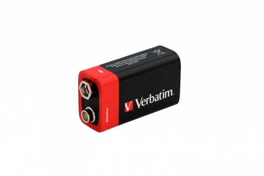 Verbatim Alkaline 9v Battery 1’s ( 10 Pack) Per Box