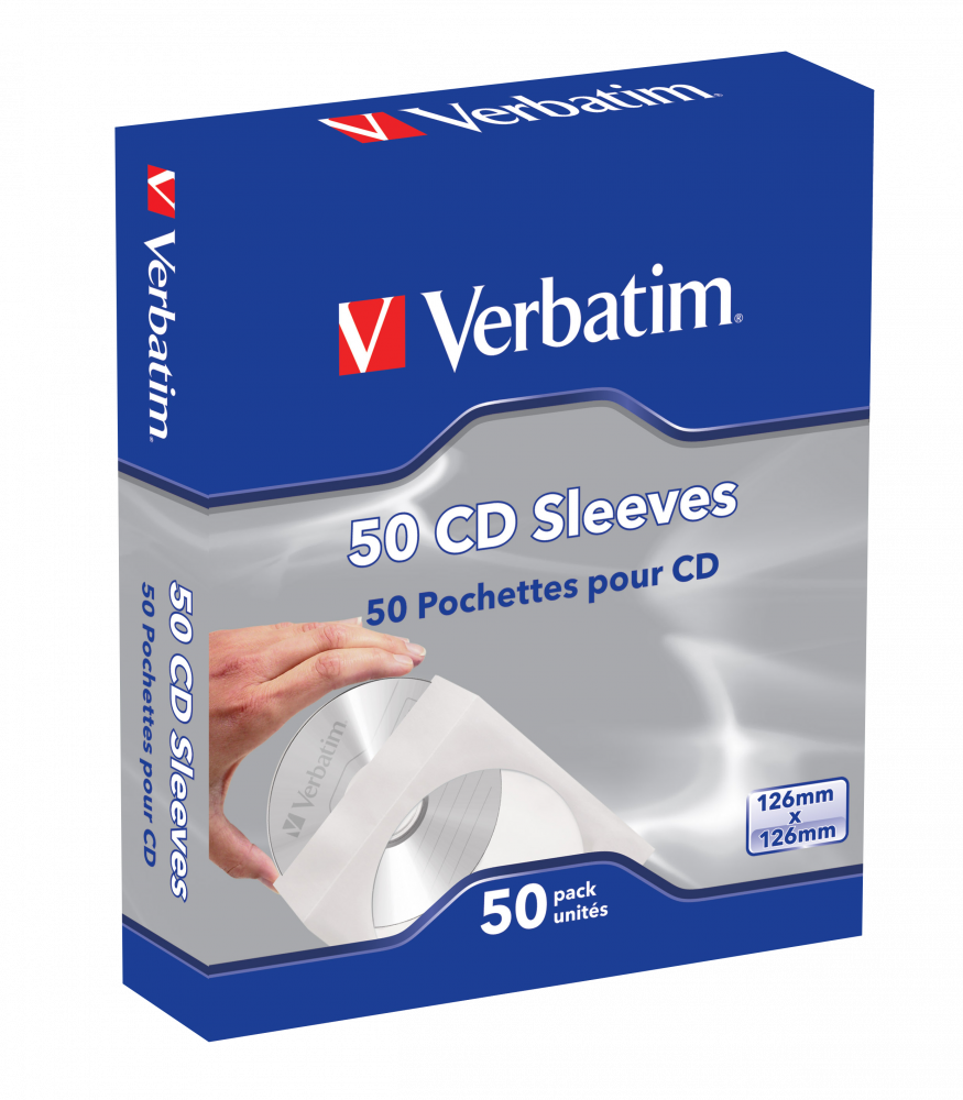 Verbatim CD Sleeves 50 Pack