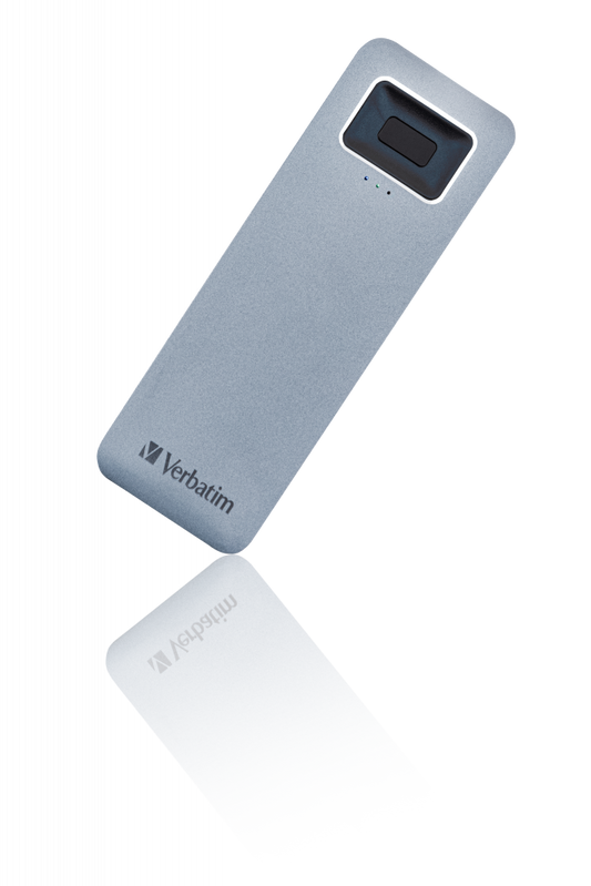 Verbatim Executive Fingerprint Secure USB-c SSD 512gb