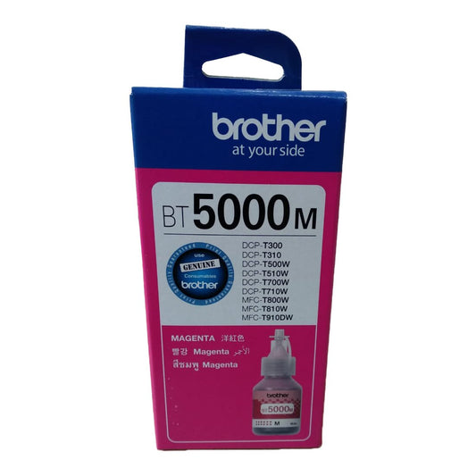 Brother Bt5000 Magenta Ink For Dcpt500w Dcpt710w Mfcj910dw 5000 Page Yield