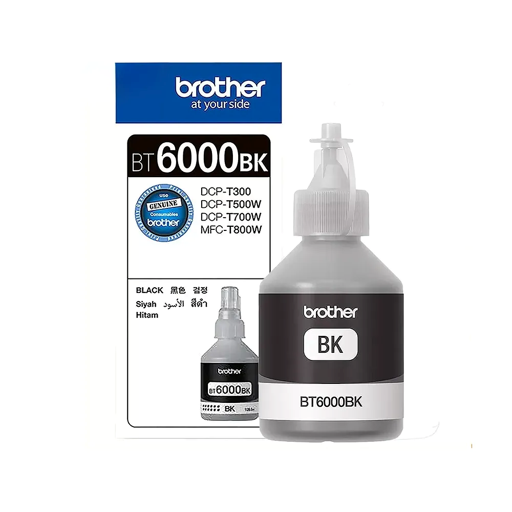 Brother Bt6000 Black Ink For Dcpt500w Only 6000 Page Yield