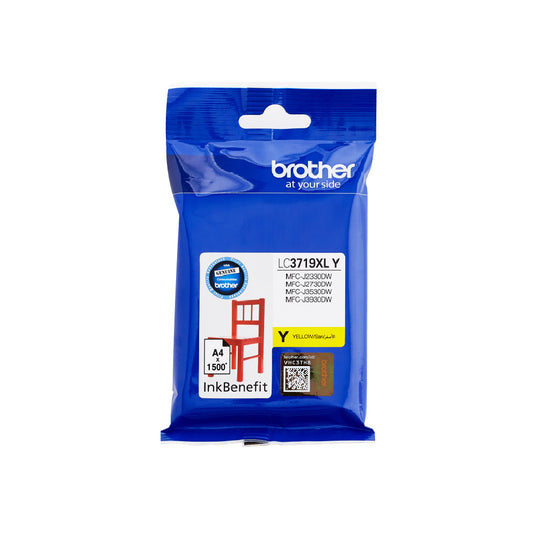 Brother Lc3719 High Yield Yellow Ink Cartridge For Mfcj3530 3000 Page Yield