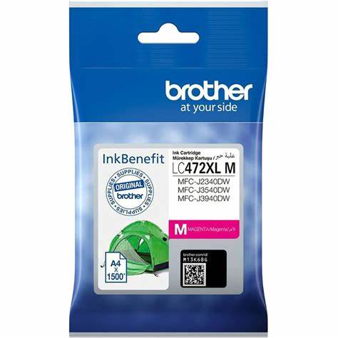 Brother Lc472 Magenta High Yield Ink Cartridge Mfc J3540dw Mfc J3940dw mfc J2340dw