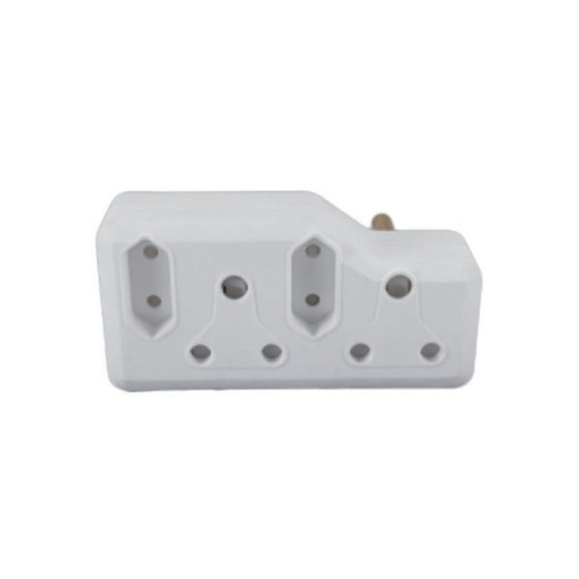 Ele Adaptor 2x16a 2x5a