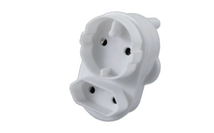 Ele Adaptor 1x Shuko 1x5a Continental