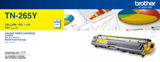 Brother Hl3151cdn Yellow Toner Cartridge 2200 Page Yield