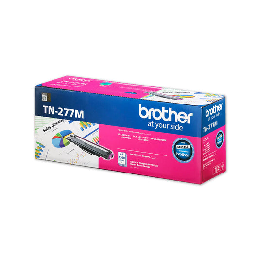 Brother Tn277 Magenta Toner Cartridge Hll3210cw Dcpl3551cdw Mfcl3750cdw 2300 Page Yeild