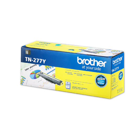 Brother Tn277 Yellow Toner Cartridge Hll3210cw Dcpl3551cdw Mfcl3750cdw 2300 Page Yeild