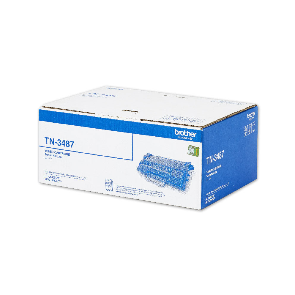 Brother Tn3487 High Yield Black Toner Cartridge For Hll5200Dw; Hll6400Dw; Mfcl5700Dn; Mfcl5900Dw; Mfcl6900D...