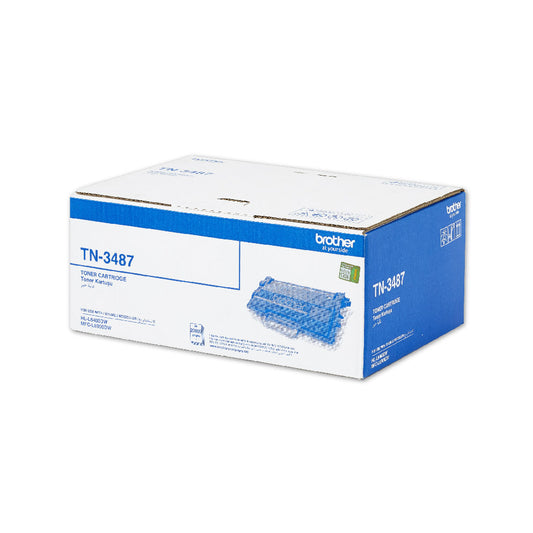 Brother Tn3487 High Yield Black Toner Cartridge For Hll5200Dw; Hll6400Dw; Mfcl5700Dn; Mfcl5900Dw; Mfcl6900D...