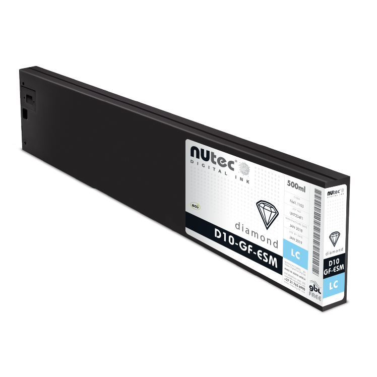 F622.1148 - D10 Diamond ESM 500ml Light Cyan Cartridge