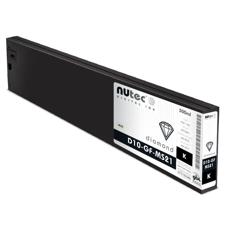 F622.1185 - D10 Diamond GF-MS21 500ml Black Cartridge