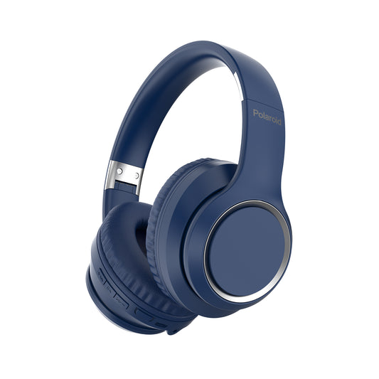 Polaroid Pbh7001 Bluetooth 35 Hour Headphone Blue