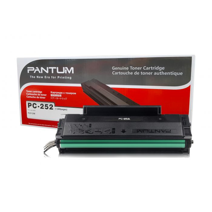 Pantum Pc252 (1600 Page Yield) Black Toner For P2512w Pm6512nw