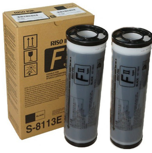 Riso Original Ink Fii Type Black E (replace Ez-s7612 And Rz-s4253e)