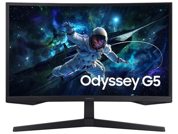 Samsung Odyssey G5 32" QHD Curved Gaming Monitor – 165Hz, 1ms