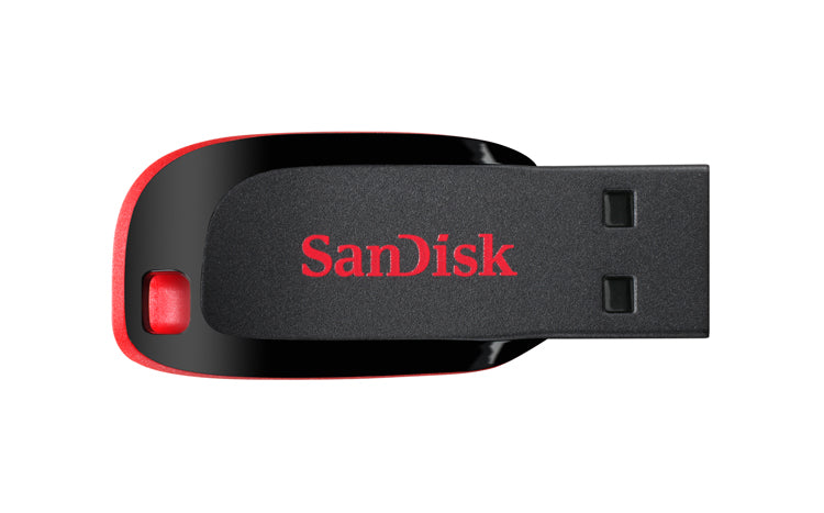 Sandisk Cruzer Blade Flash Drive USB 2.0 Black 64gb