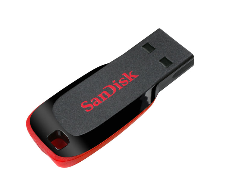 Sandisk Cruzer Blade Flash Drive USB 2.0 128gb Black