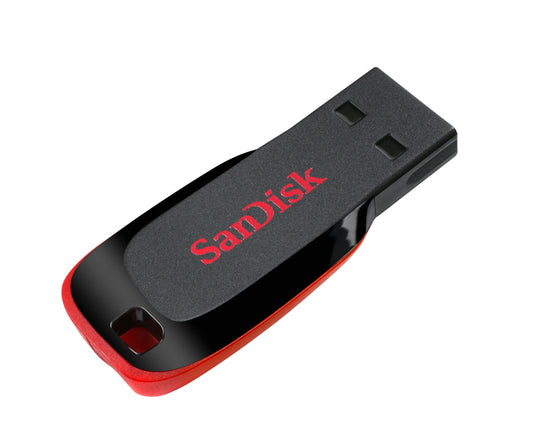 Sandisk Cruzer Blade Flash Drive USB 2.0 128gb Black