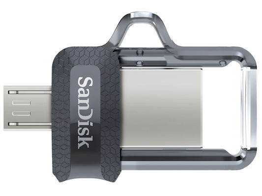 Sandisk Ultra Dual Drive 3.0 64gb Silver Grey