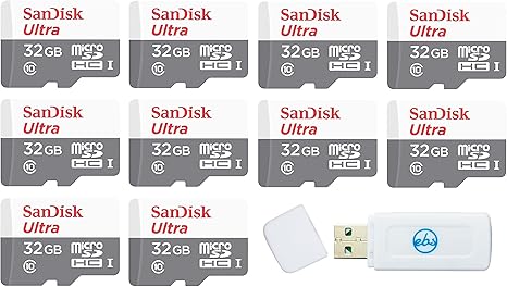 Sandisk Ultra Android Microsdxc Class 10 100mb s 32gb White And Grey