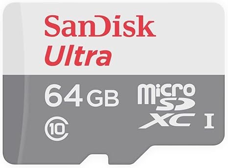 Sandisk Ultra Android Microsdxc Class 10 80mb s 64gb White And Grey