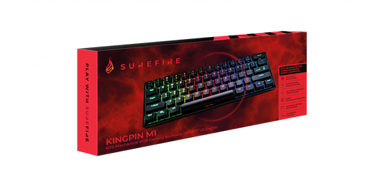 Surefire Kingpin M1 60% Mechanical Rgb Gaming Keyboard Qwerty Us English
