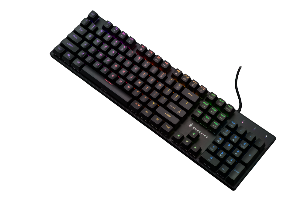 Surefire Kingpin M2 Mechanical Multimedia Rgb Gaming Keyboard Qwerty Us English