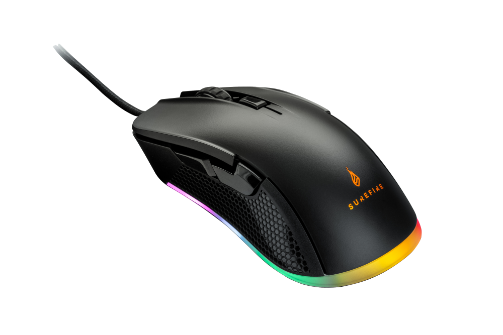 Surefire Buzzard Claw Gaming 6-button Mouse With Rgb