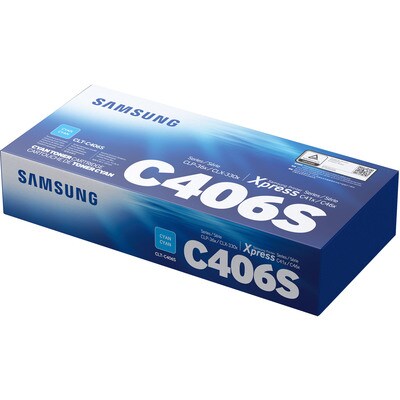 Samsung Clt C406S Original Cyan Toner Cartridge For Clp 360 365 365Wxpress C410Wclx 3300 3305 3305Wxpress C...