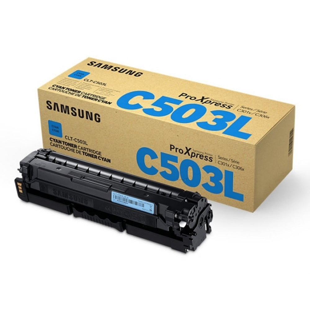 Samsung Clt C503L H Yield Original Cyan Toner Cartridge For Proxpress C3010Nd C3010Dwproxpress C3060Nd C306...