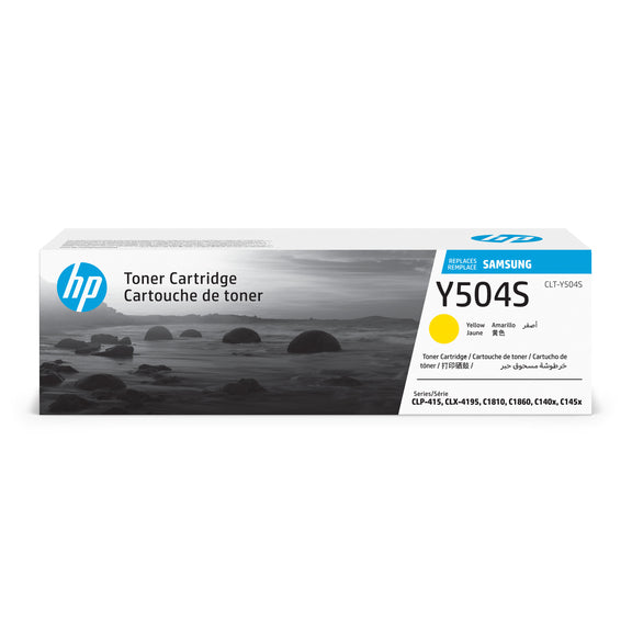 Samsung Clt y504s Original Yellow Toner Cartridge For Clp 415n 415nwxpress C1810w(only Korea c1404w)clx 4195n 4195fn 4195fwxpress C1860fw(only Kore...