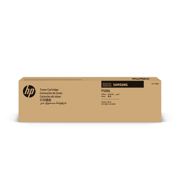 Samsung Clt y506l High Yield Original Yellow Toner Cartridge For Clp 680nd 680dwclx 6260nd 6260fd 6260fr 6260fw