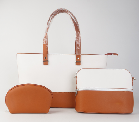 Kenton Ladies Brown And Cream Laptop Bag For 15.6" Laptop 39x29x13