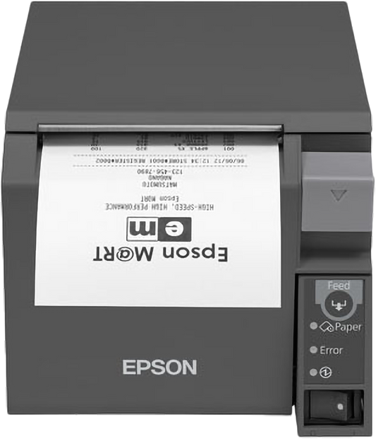 Epson TMT70ii Serial + Built-in USB Under Counter Receipt Printer